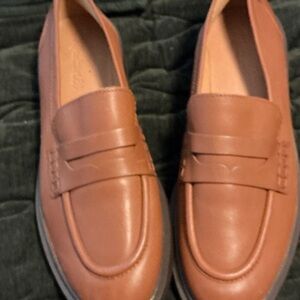 Madewell Brown Leather Loafers